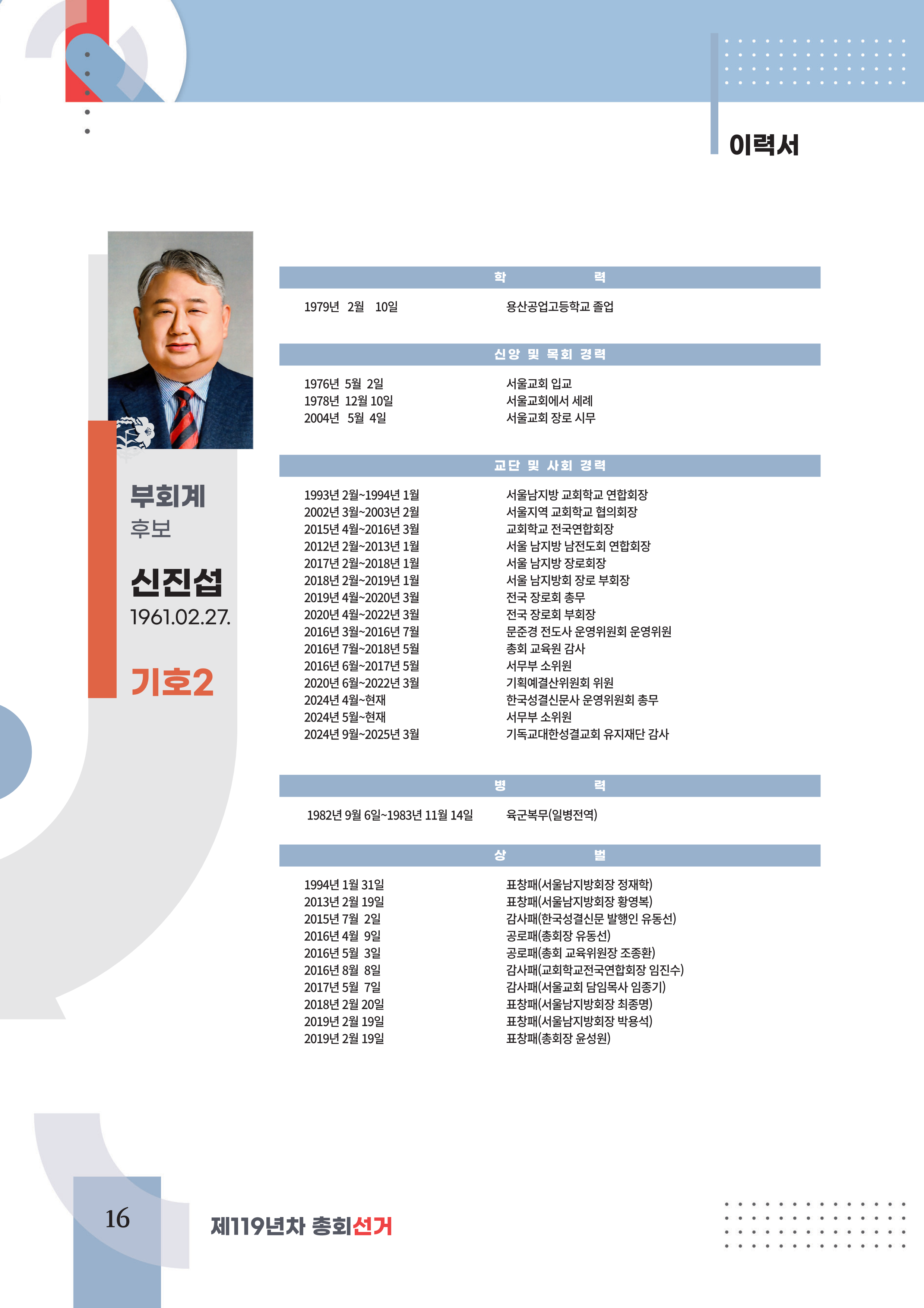 후보 이력서